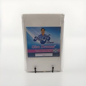 MyPillow Giza Dreams Pillowcase Set Queen 21x34 White 400TC 100% Giza Cotton